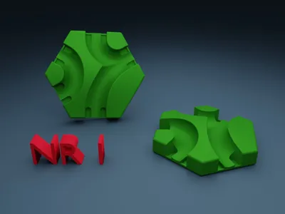 21 different Gravitrax tiles