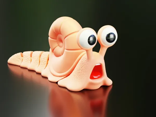 Escargot flexible tout mignon