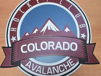 Colorado Avalanche Hockey Club Hueforge