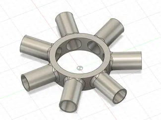 Pipe joiner for christmas lights