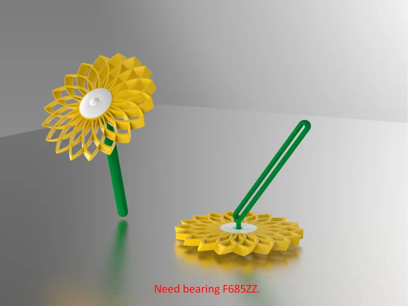 Daisy Flower Pinwheel