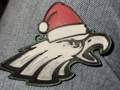 Christmas Eagle STL