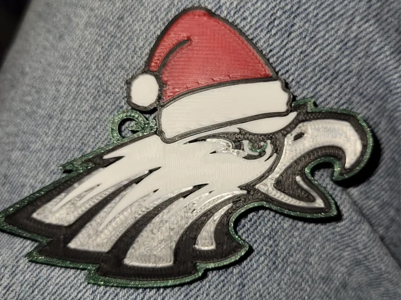 Christmas Eagle STL
