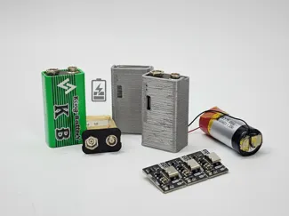 Rechargeable 9V Battery Case (type-c) for XL-Mul9V