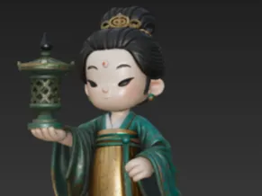 提灯宫女