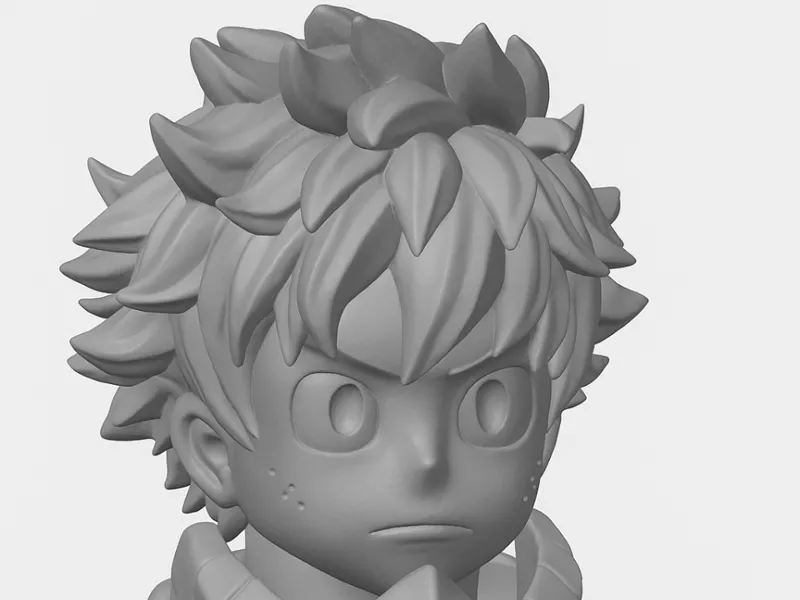Deku Bust Statue