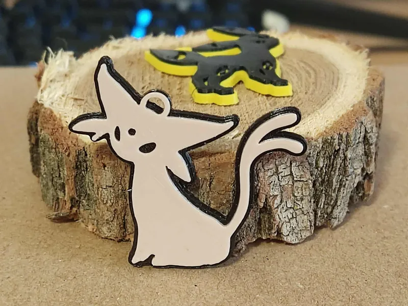 Pokemon Keychain (Umbreon and Espeon)