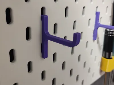 Ikea Pegboard Hook - Tight Fit