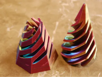Super cool Heptagon Fidget spiral