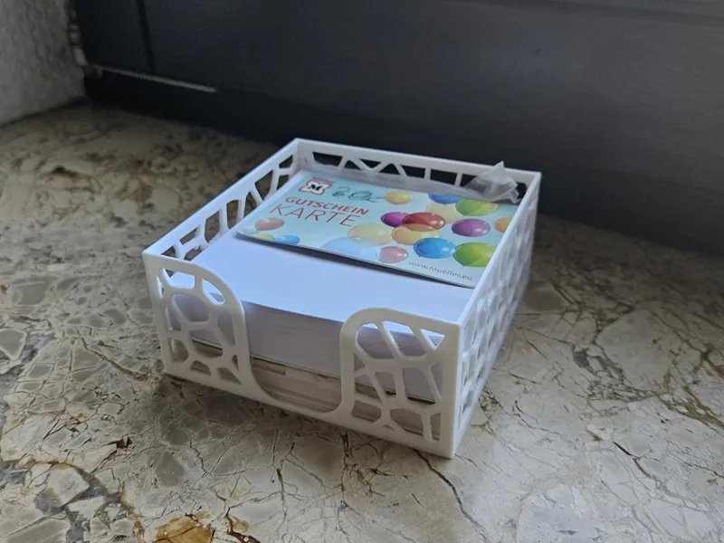 Notepad /Notesheet Organizer Voronoi