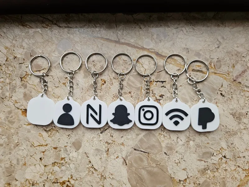 NFC Tag Keychains