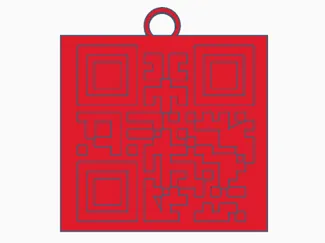 WEBSITE QR KOD ANAHTARLIK KEYCHAIN