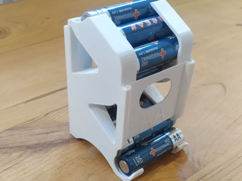 Battery dispenser AA ; AAA ; 18650 easy to print.