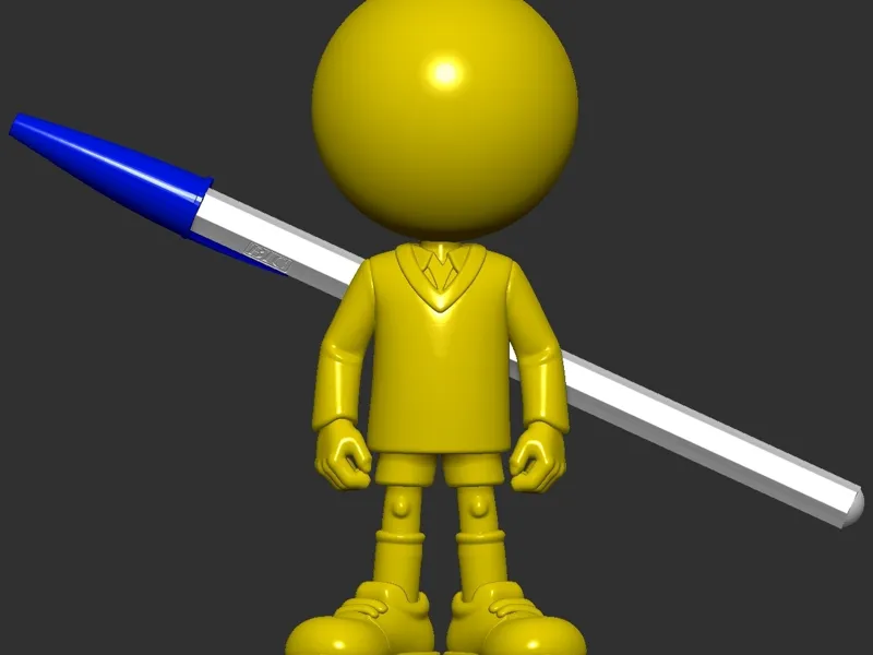 Bic Pen Man Pen Stand 