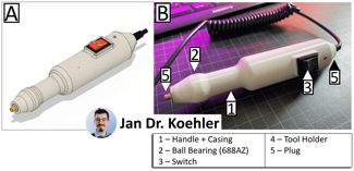 12V Handheld Dremel-Style Rotary Tool