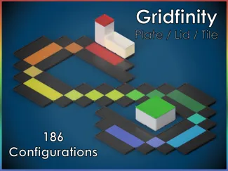 Gridfinity Plates, Tiles, Lid