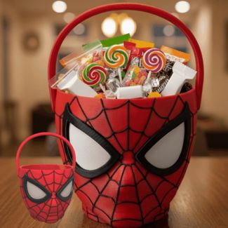 spider man candy bucket