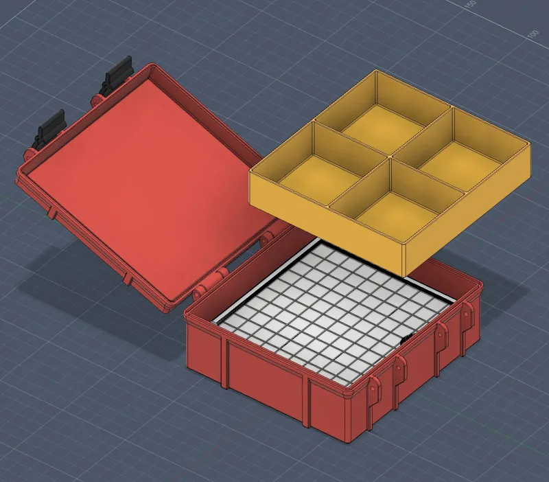 Rugged box for BLOKUS travel set