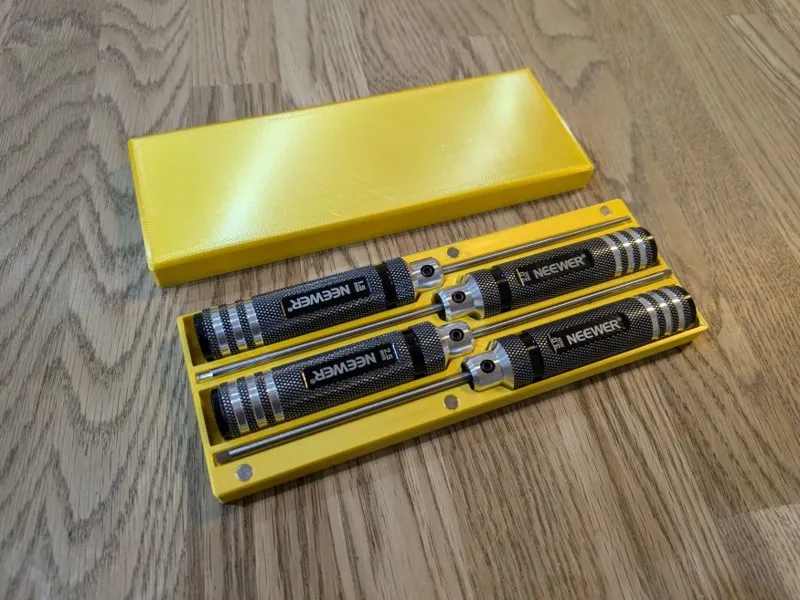 MrFlippant's Hex Driver Case remix 5x2mm magnet