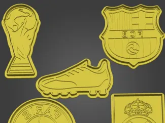 cortadores  de galleta forma de  deporte