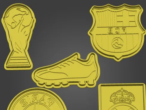 cortadores  de galleta forma de  deporte