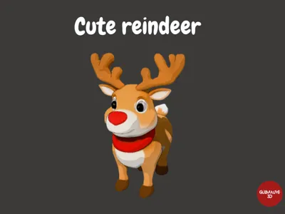Cute reindeer