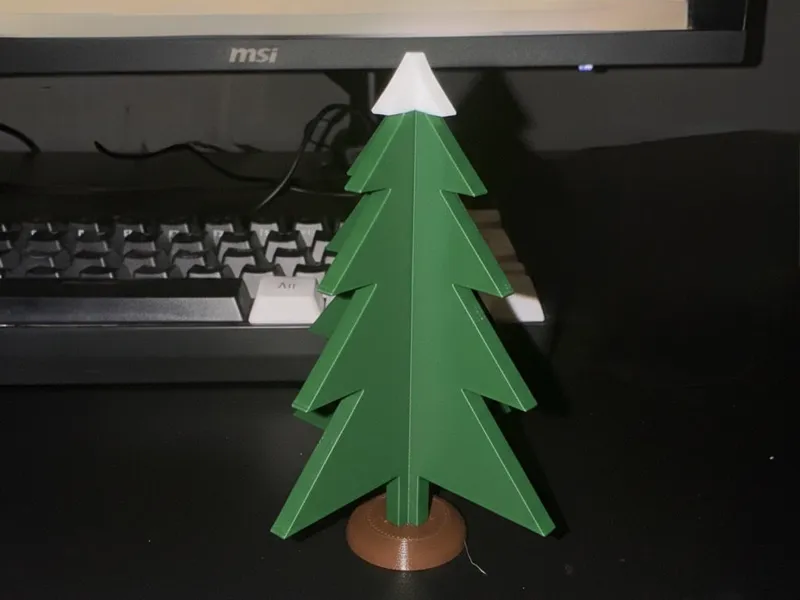 Chrimstmas Tree - 3D Printed Holiday Accent