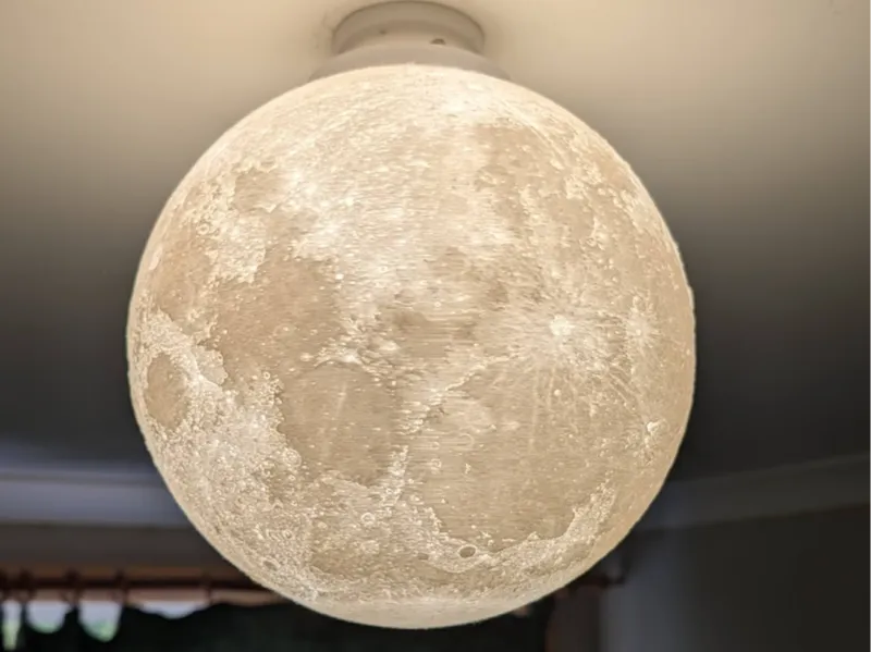 Moon Globe for ceiling light