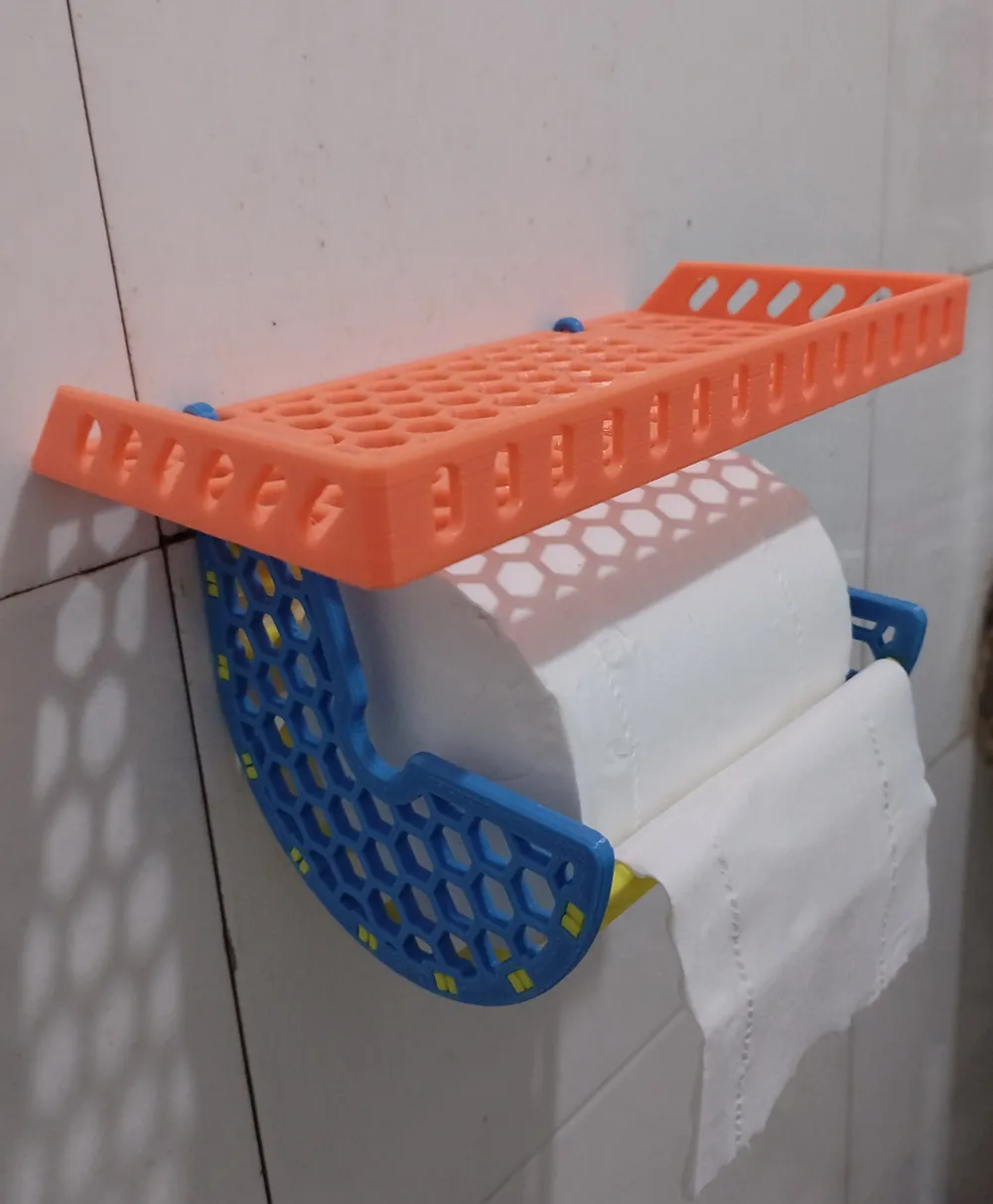 Dispensador de papel higiénico - Modelo de impresión 3D gratuito -  MakerWorld, image size:1000x1212