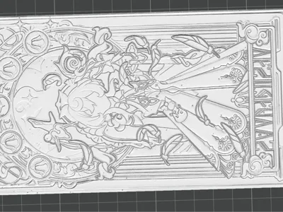 Honkai: Star Rail Omphalos Heroic Chronicle - Feng Jin Lithophane