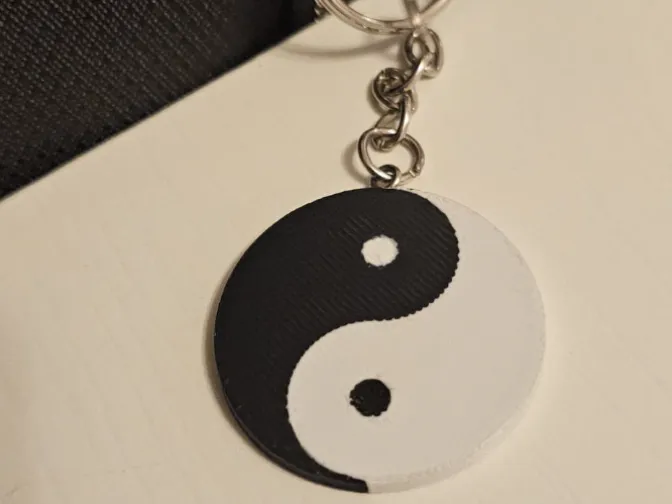 Yin Yang keychain