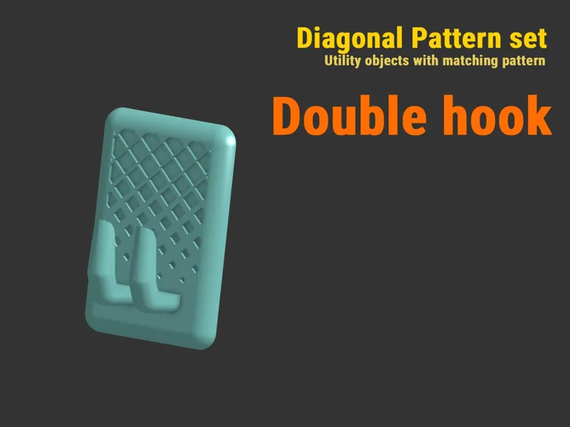 Double hook - diagonal pattern set