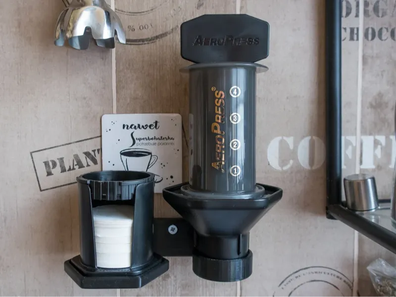 Aeropress hanger