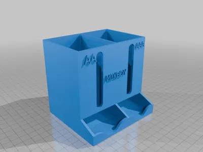 AA and AAA battery holder