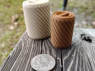Flush Lid Twist Screw Container