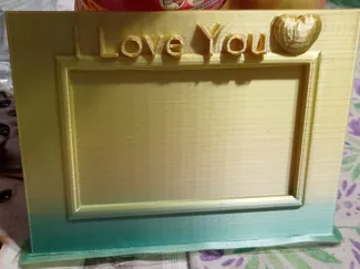 Cornice con scritta I Love You