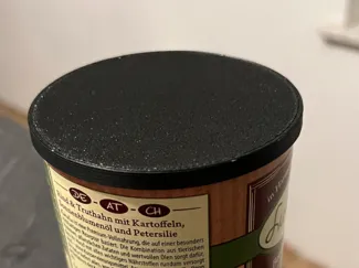 Futterdosen Deckel