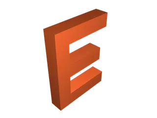 Letter E