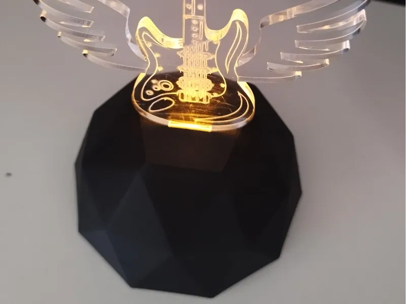 BASE PARA LUMINÁRIA DE ACRÍLICO