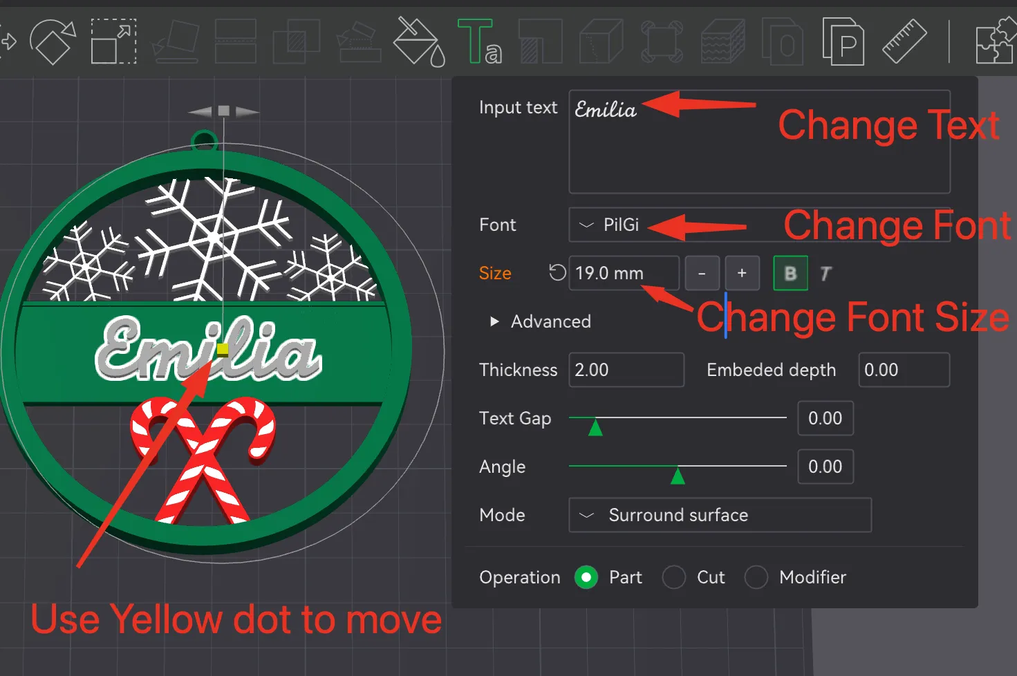 Personalized Christmas Ornament