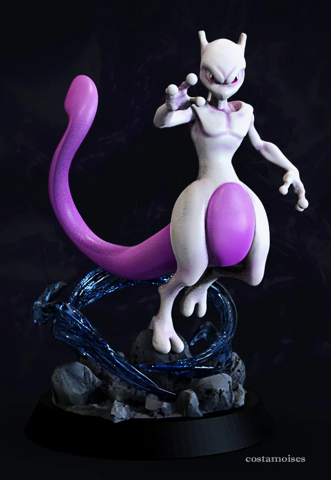 POKEMON MEWTWO - Free 3D Print Model - MakerWorld
