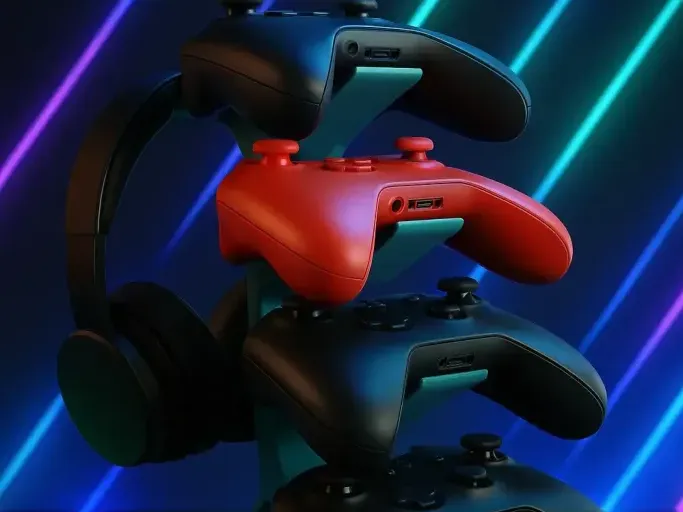 headset stand controller stand