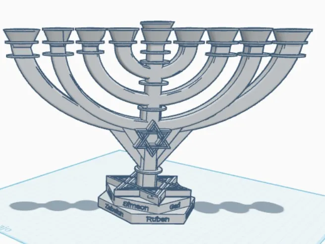 Menorah Hebrea 