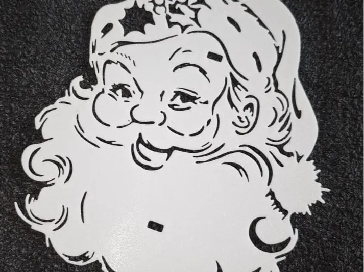 Weihnachtsmann ohne Löcher