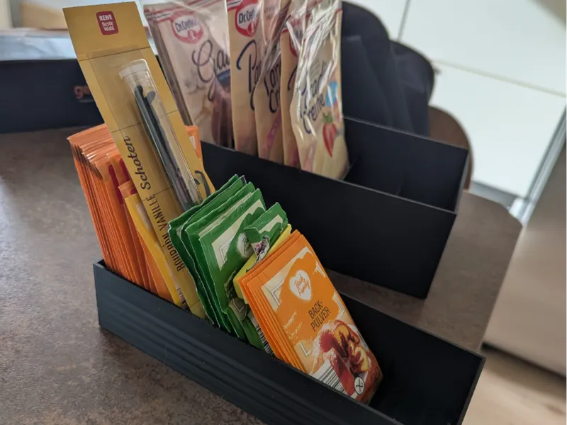 Box für Backpulver,Trockenhefe...