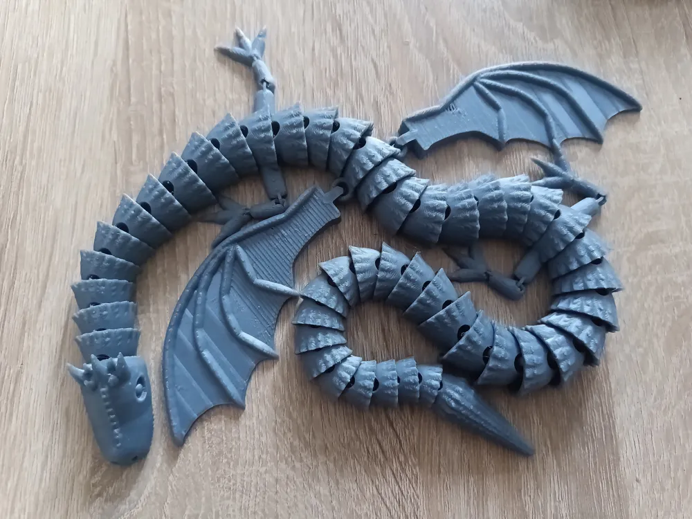 Articulated Dragon - Free 3D Print Model - MakerWorld