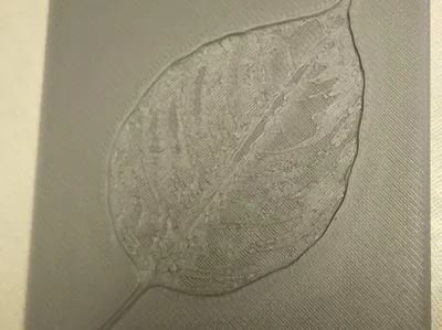 leaf lithophane