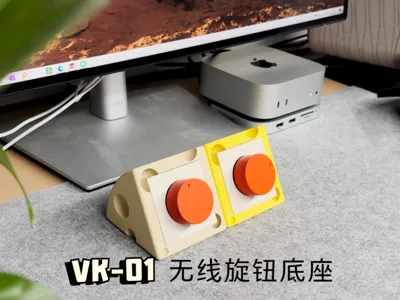 More hassle-free desktop knob – Reverse VK-01 cheese base