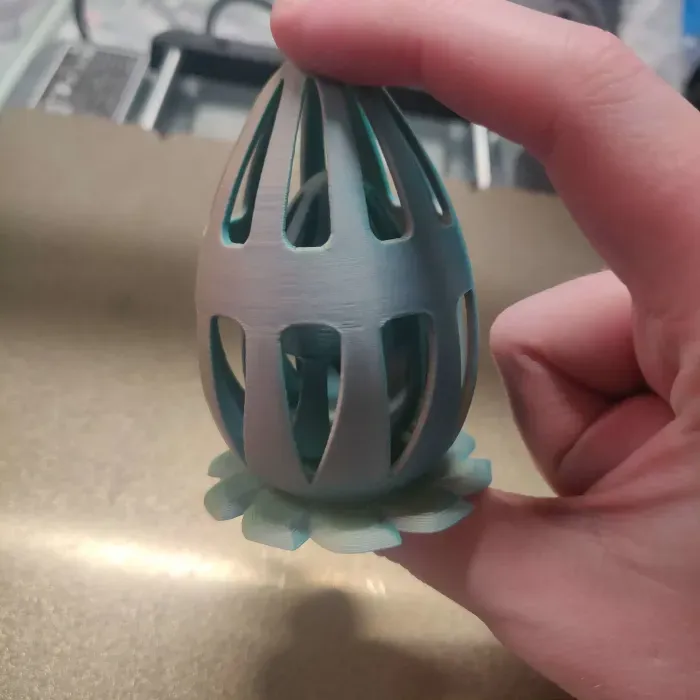 Hollow Egg Inside a Hollow Egg