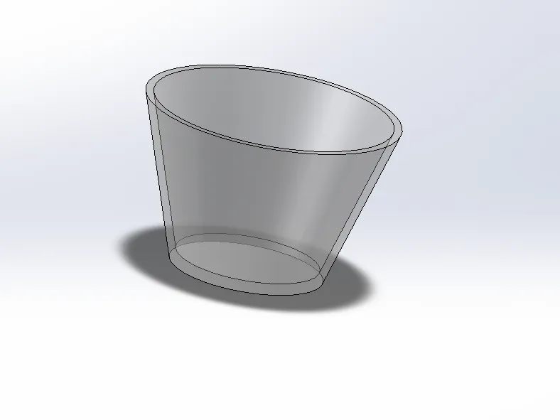 glas zonder curve